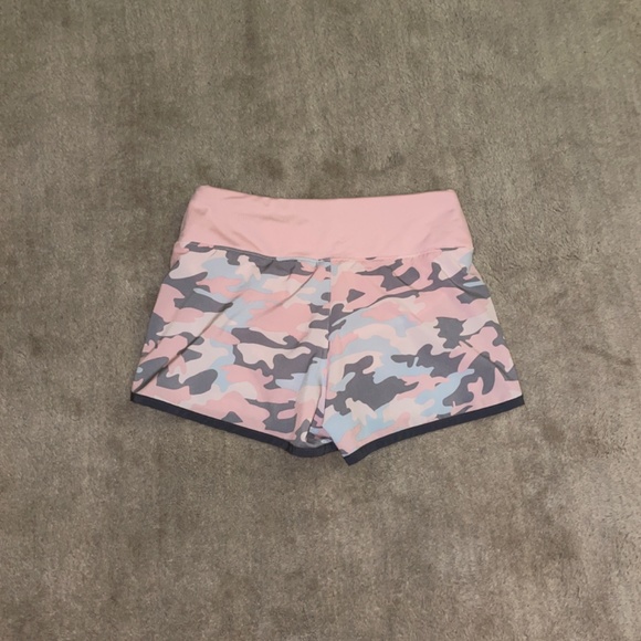 Pink Camo Justice shorts - Picture 2 of 2